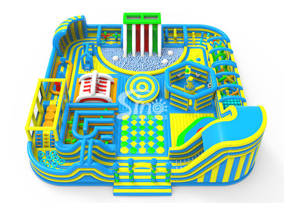 35x35m Çocuklar İçin En Büyük Kapalı Oyun Alanı Şişme Tema Parkı N Yetişkinler Eğlence Parkı